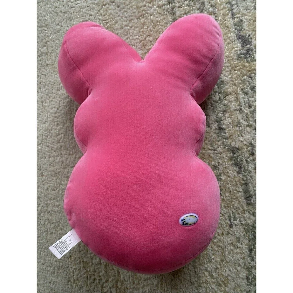 PEEPS Bunny Plush Pink Just Born Inc 16” Tall Easter Stuffed Animal Rabbit